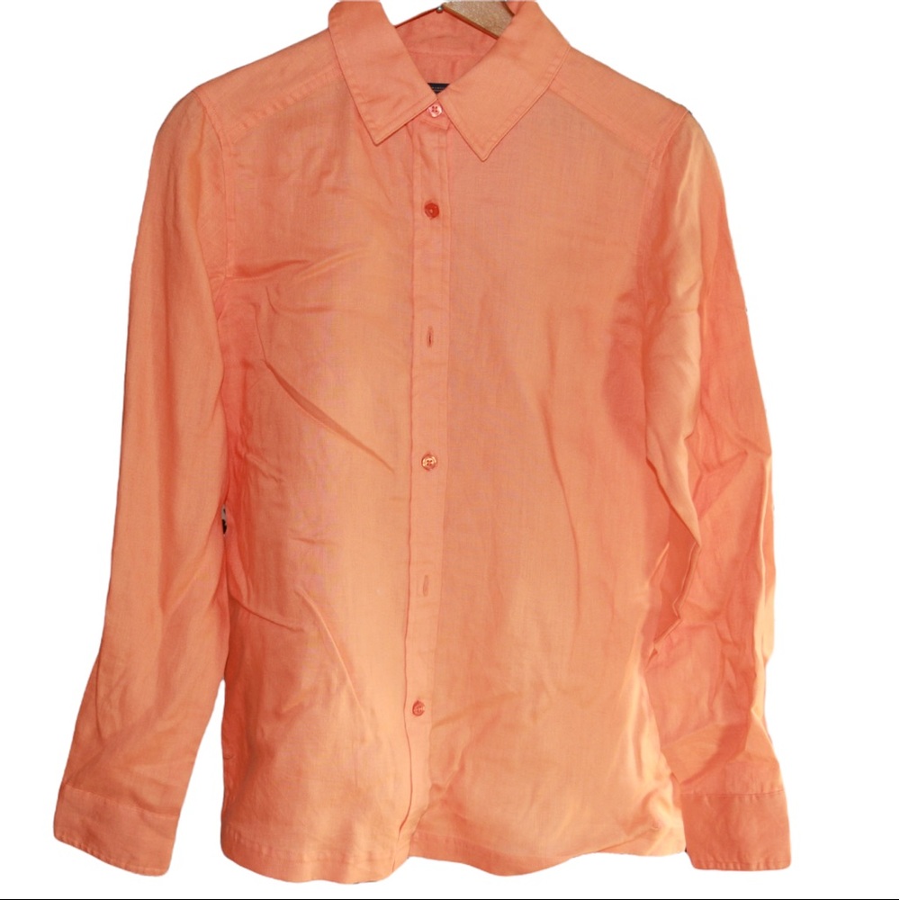 Orange Pendleton Button Up Shirt - image 1